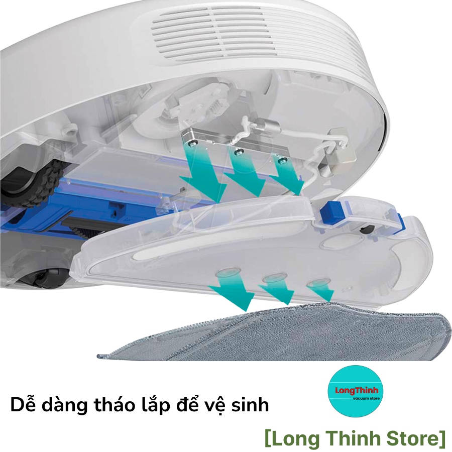 Đế gắn vải lau thay thế cho robot hút bụi eufy robovac l70 hybrid