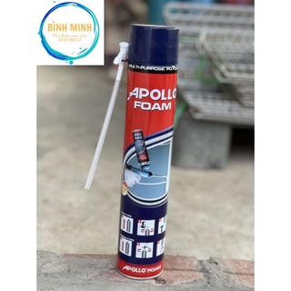 Keo bọt nở Apolo Foam siêu dính kèm vòi