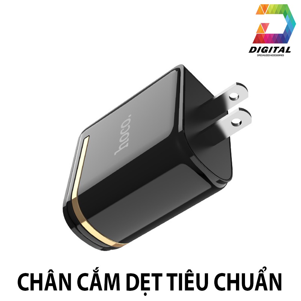 Củ Sạc Đa Năng 2 Cổng Hoco C39 Chính Hãng