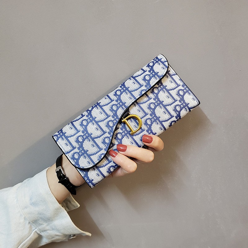 Ví Dài Đựng Tiền Xu 70% Họa Tiết D Mẫu Mới Phong Cách Hàn Quốc Chống Trầy Xước Đa Năng Cho Nữ