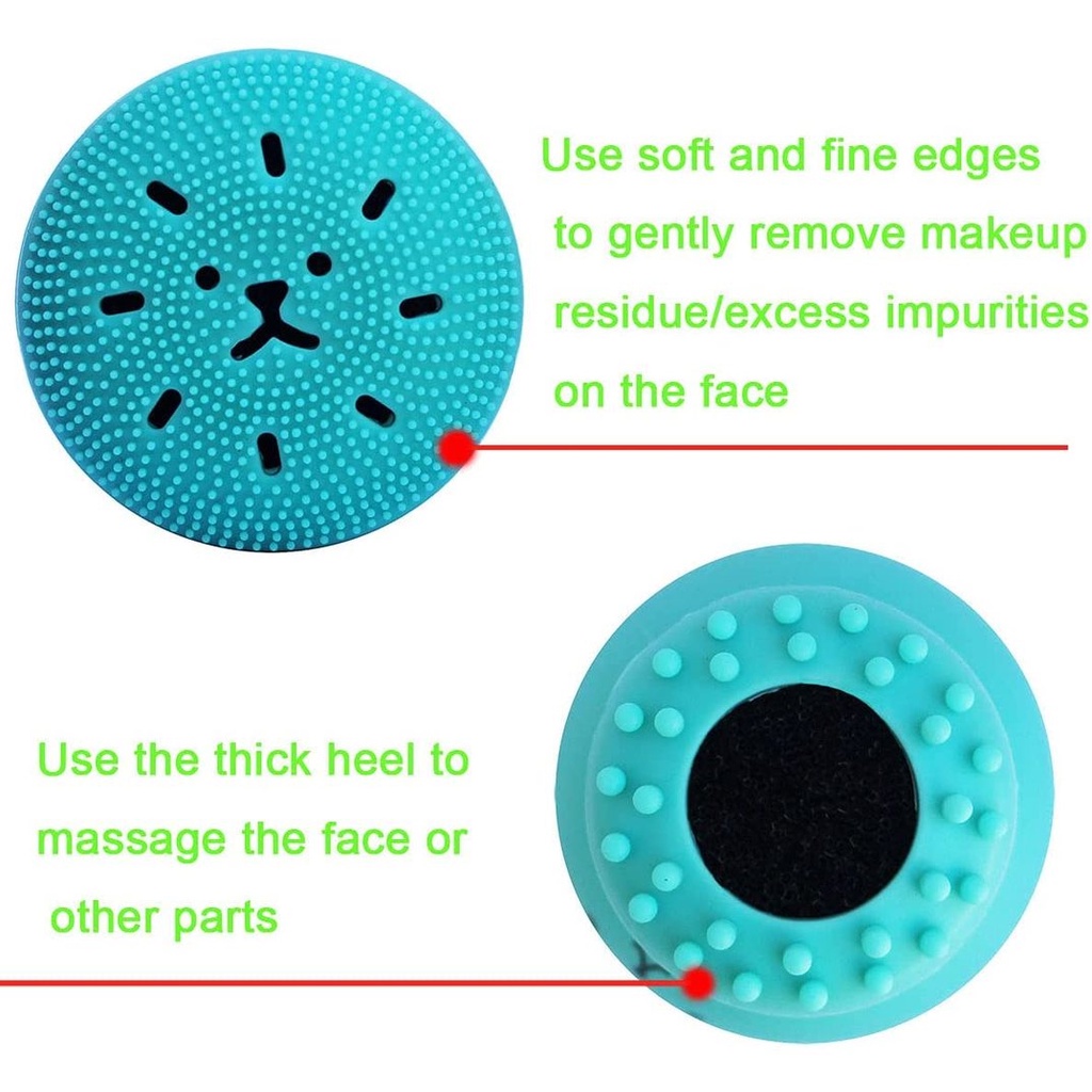 Cọ Rửa Mặt Bằng Silicone Hình Bạch Tuộc Giúp Tẩy Tế Bào Chết Hiệu Quả