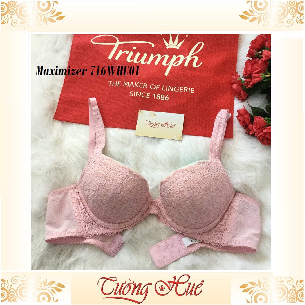 SALE SALE SALE - Áo lót nữ Triumph Maximizer 716 WHU01 áo ngực ren lưng bảng to.