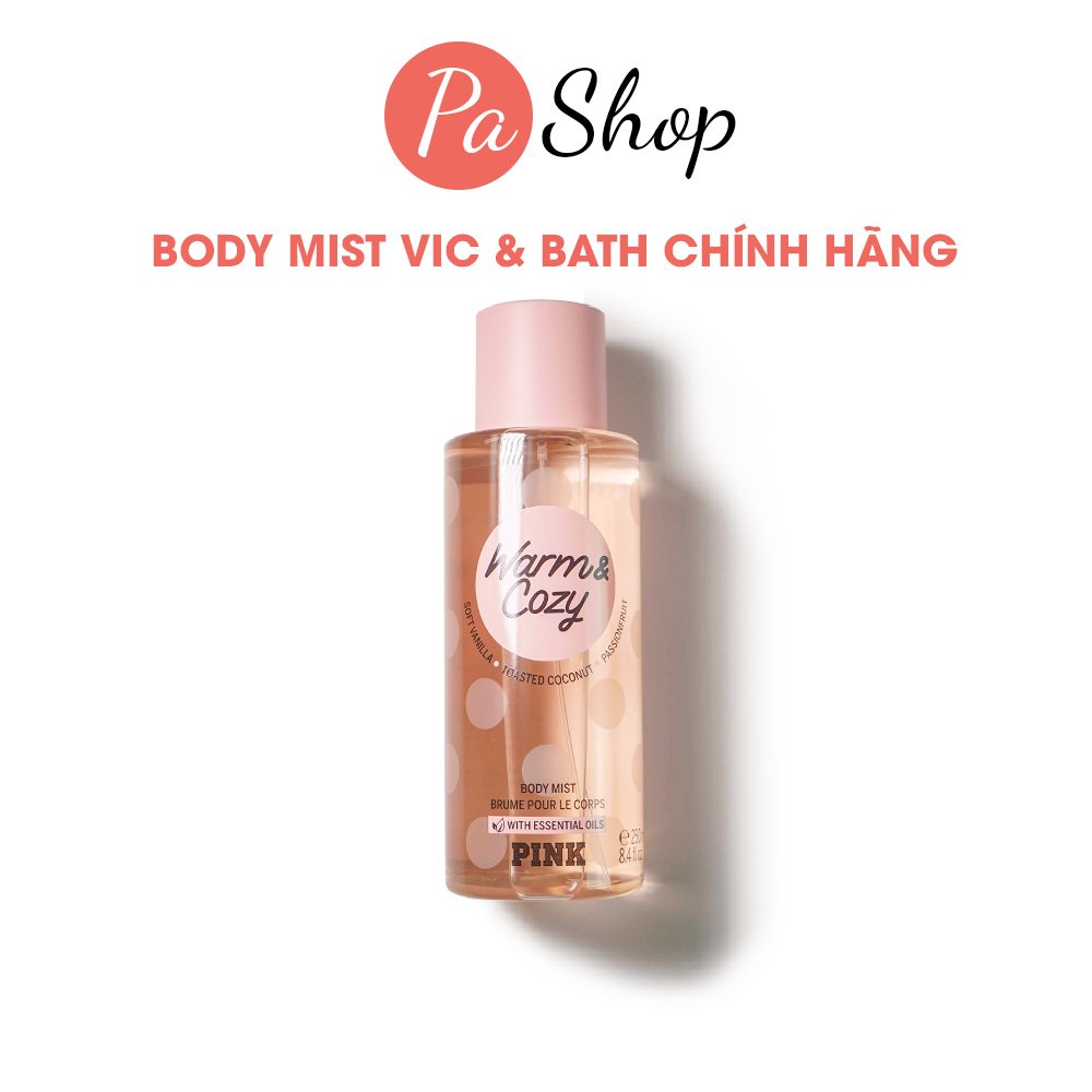 Body mist Warm Cozy xịt thơm toàn thân