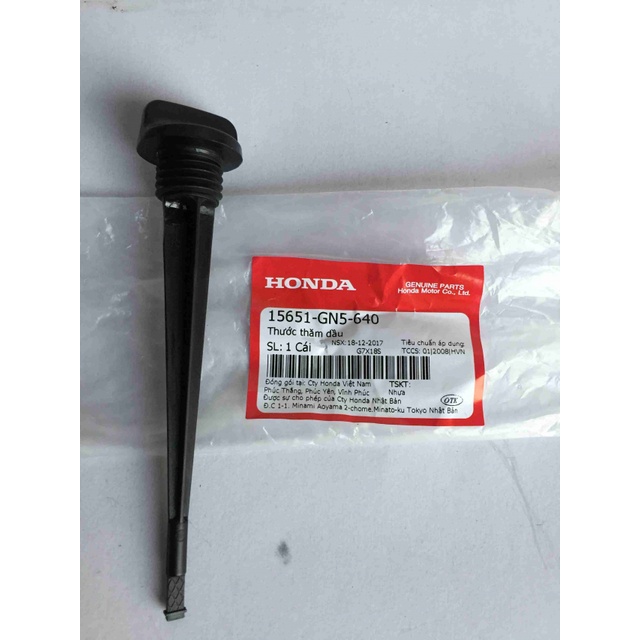 Thước Thăm Dầu Nhớt Xe Máy Hàng Honda Gắn Xe DREAM, WAVE và Nhiều Dòng Xe Honda Lắp Chung