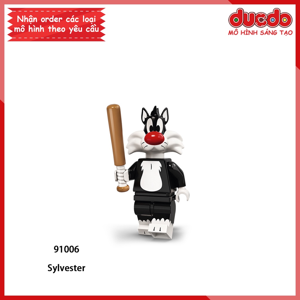 Minifigures các nhân vật hoạt hình Looney Tunes - Đồ chơi Lắp ghép Xếp hình Mini Mô hình 91001-91006