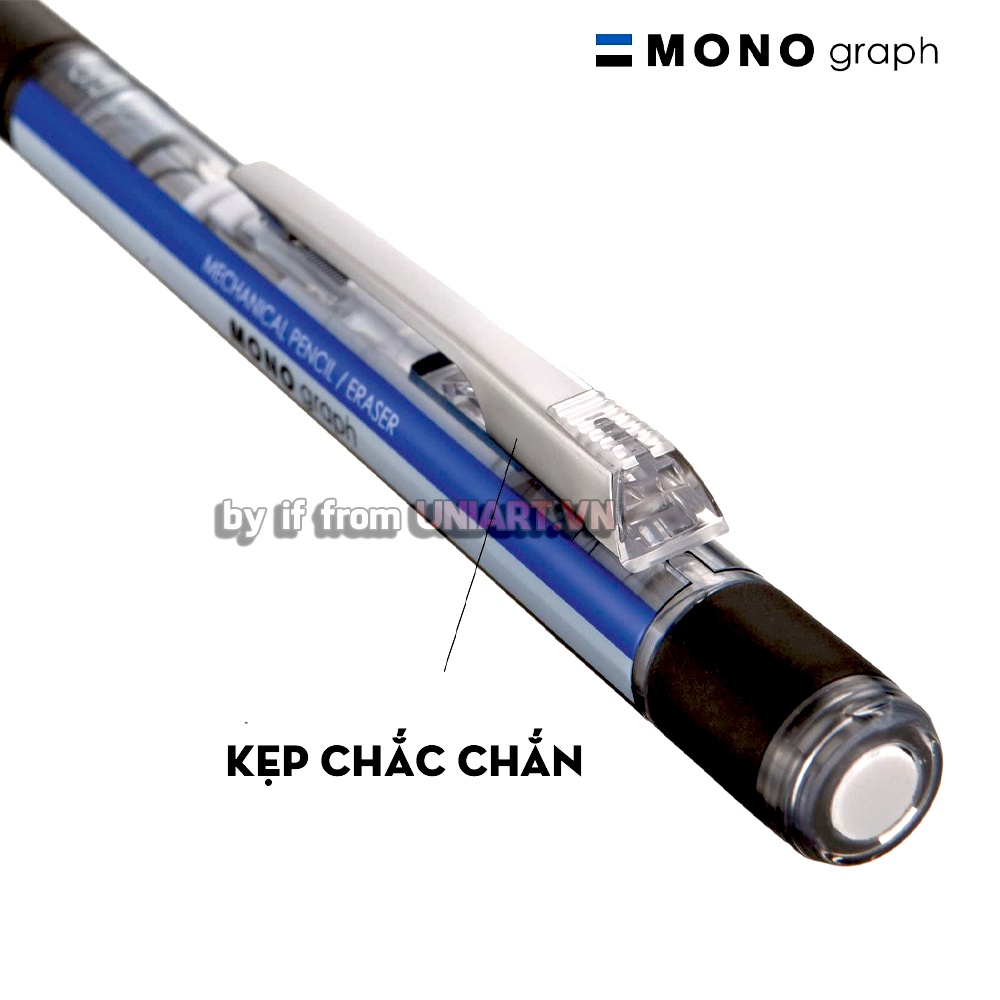 Bút chì bấm Tombow Mono Graph cao cấp Nhật Bản ngòi 0.3/0.5mm