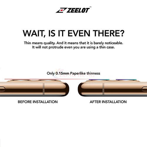 Dán Camera cường lực Zeelot iPhone 11/11 Pro/11 Pro Max - Hàng chính hãng