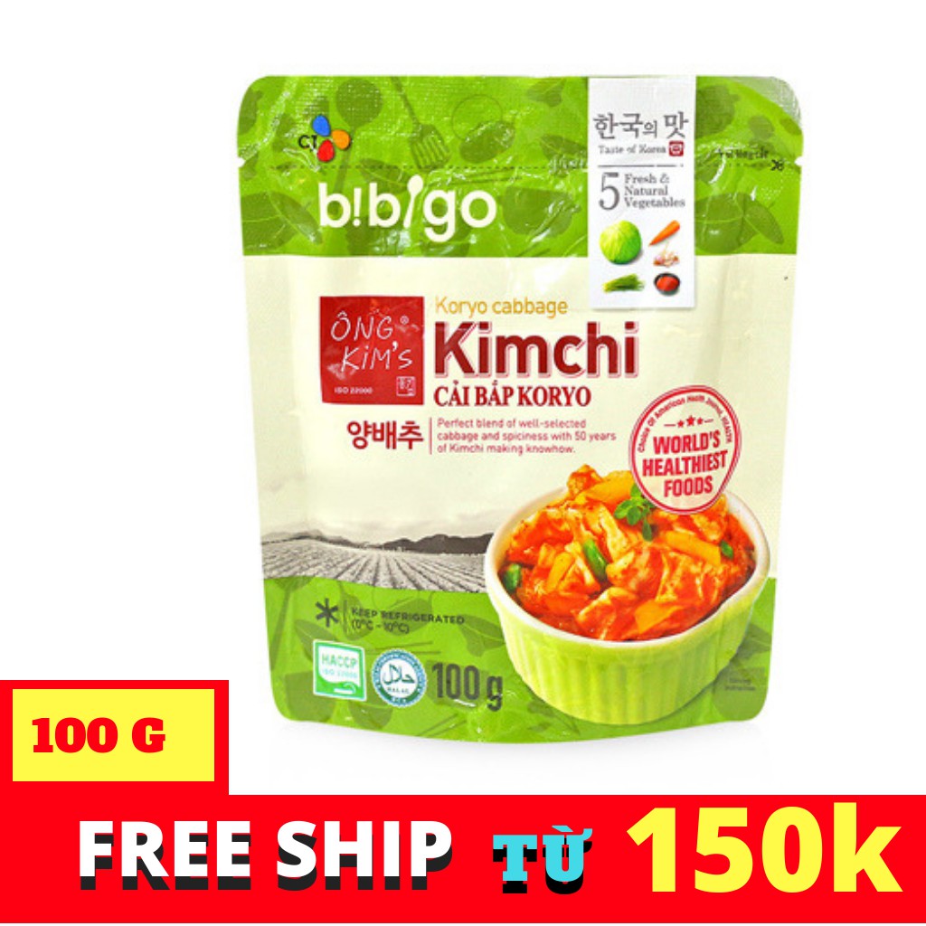 KIM CHI CẢI BẮP KORYO ÔNG KIM'S 100G (SHOP XIN PHÉP CHỈ SHIP NỘI THÀNH HÀ NỘI )