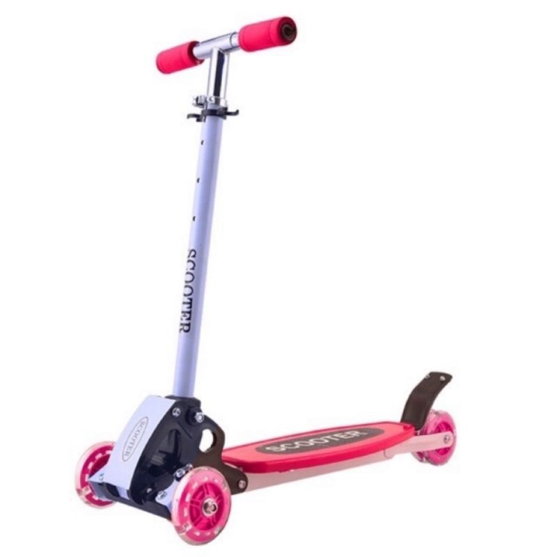 (HCM)Xe trượt scooter 3 bánh phát sáng cho bé trai, bé gái, xe đẩy chân cho bé(loại 1)