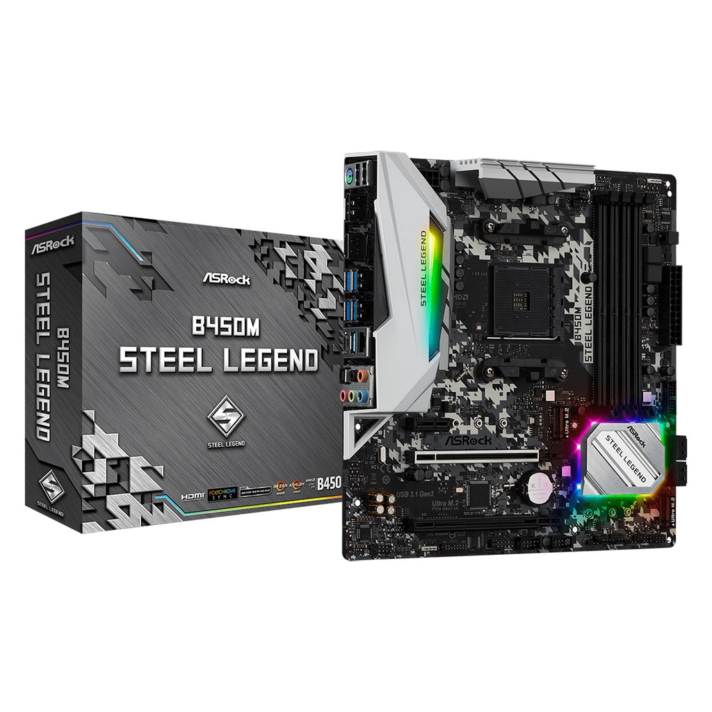Mainboard ASRock B450M Steel Legend