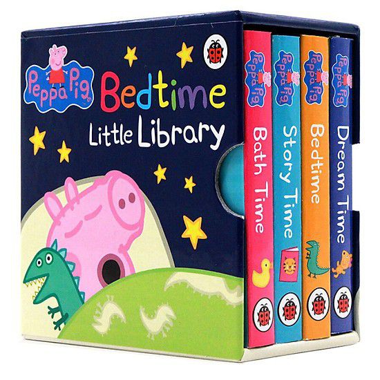 Sách: Truyện đọc thiếu nhi tiếng Anh bộ 4 cuốn Peppa Pig Bedtime Little Library