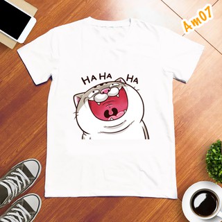  Áo thun Unisex Mèo Ami Bụng Bự Siêu Dễ Thương ( Đủ size, Có size tay lỡ )