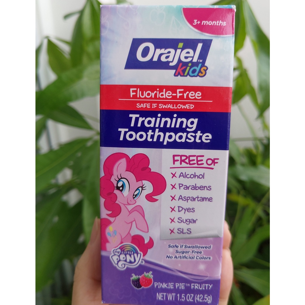Kem đánh răng nuốt được Orajel Training Toothpaste 42.5g cho bé từ 0 tới 36 tháng