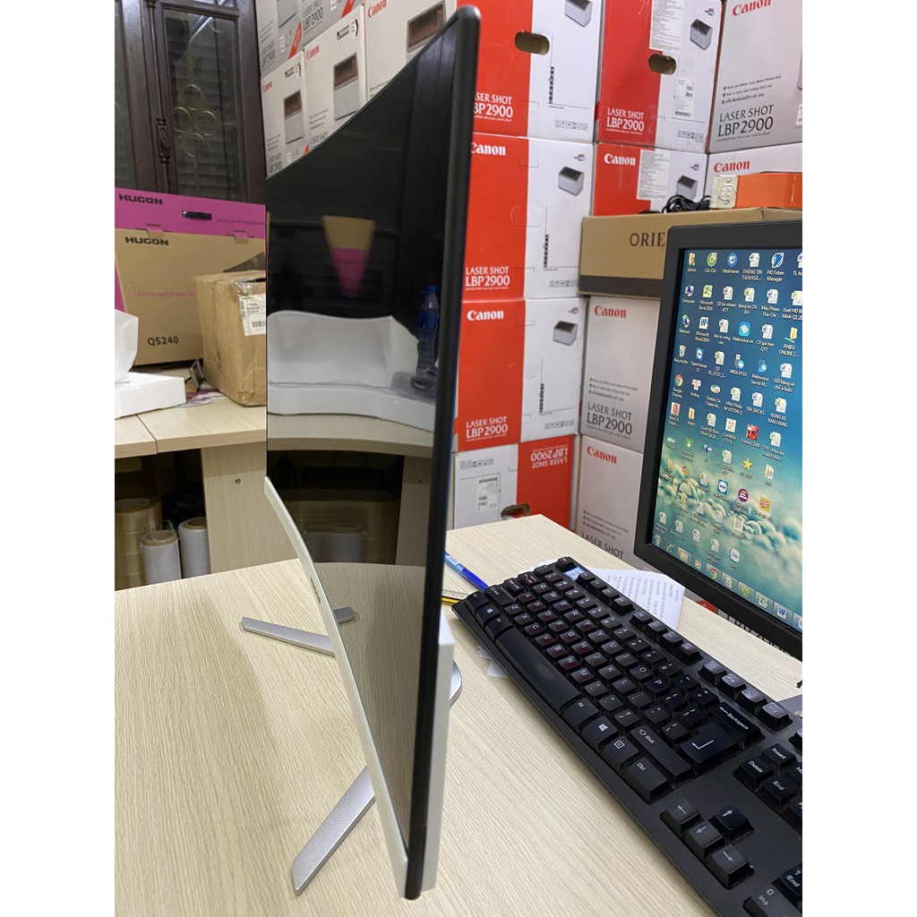 Màn Hình Cong Full Viền 24inch 75Hz HUGON QS240 - New 2020 | BigBuy360 - bigbuy360.vn