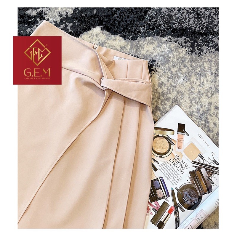 Chân váy công sở xoè dáng chữ A, đủ size nhiều màu dễ lựa chọn, chất vải mát GEM.VN | BigBuy360 - bigbuy360.vn