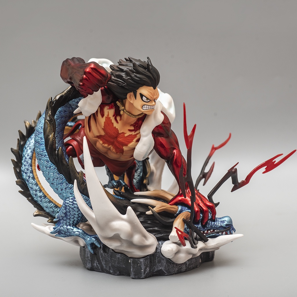 Mô hình One Piece Luffy Gear 4 battle tứ hoàng Kaido dạng rồng  - Mô hình trang trí One Piece Haki Shop