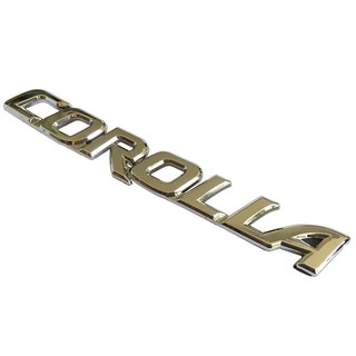 Tem logo chữ nổi COROLLA