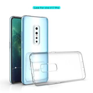 Ốp lưng VIVO V17 Pro Vỏ silicon trong suốt TPU mềm Vỏ điện thoại VIVO V17 Pro V 17 V17Pro