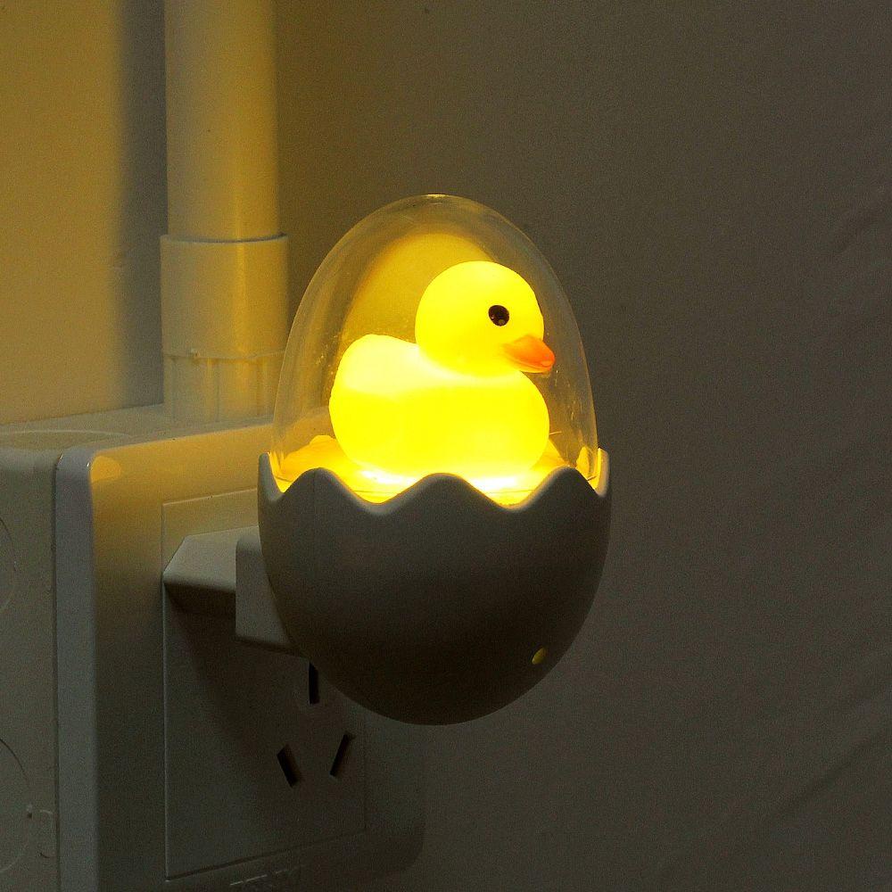 Đèn Ngủ Bóng Led Gắn Tường Hình Vịt Vàng Dễ Thương