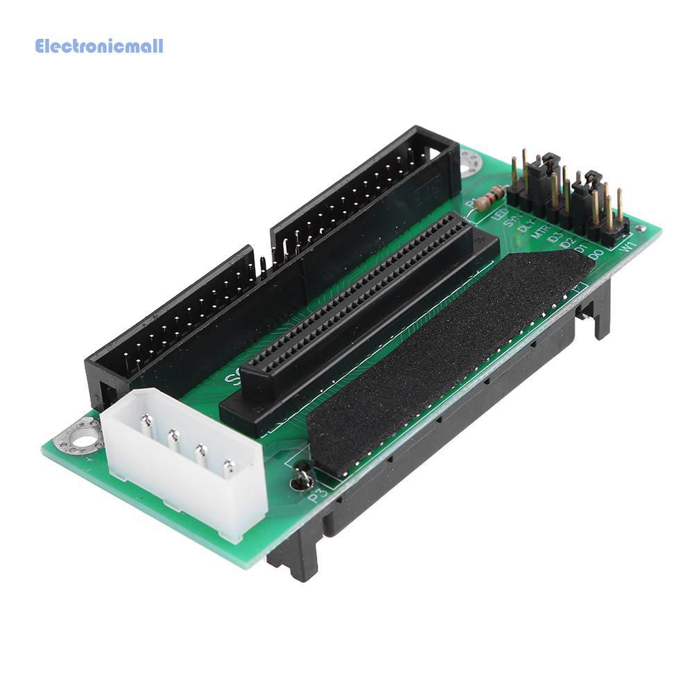 Bảng mạch linh kiện điện tử SCSI SCA 80Pin ra 68Pin 50Pin IDE kết nối với ở cứng