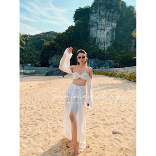 BIKINI 2 mảnh thô dài tay bồng nữ hoàng