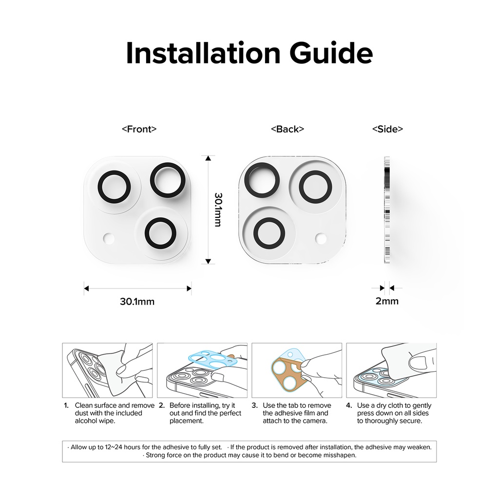 Kính cường lực bảo vệ camera RINGKE siêu mỏng thích hợp cho iPhone 14 plus 14