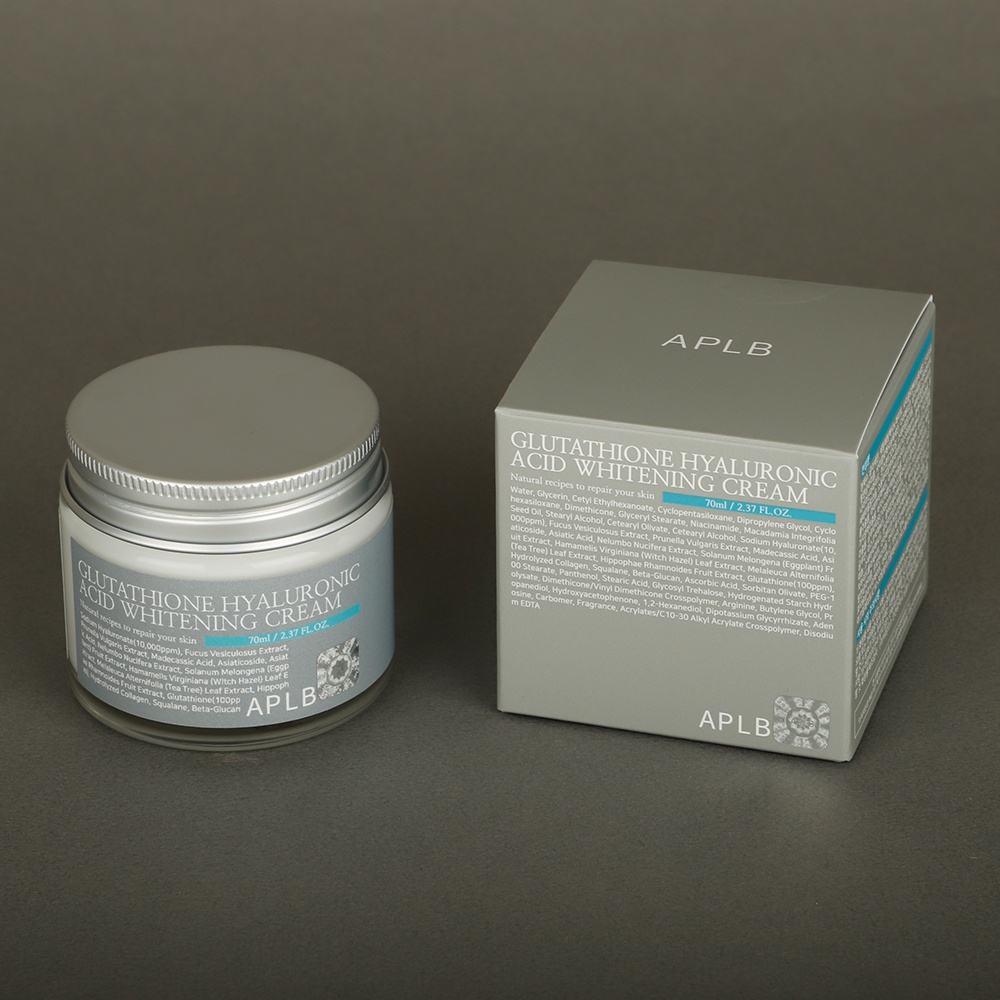 Kem dưỡng ẩm APLB nâng tone trắng da Glutathione Hyaluronic Acid 70ml