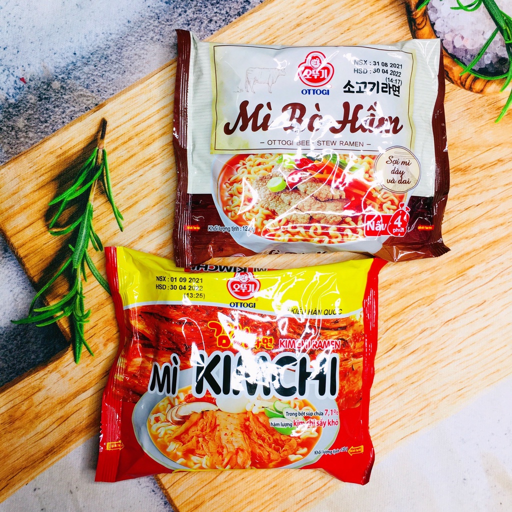 MỲ KIMCHI/ BÒ HẦM 120G OTTOGI | BigBuy360 - bigbuy360.vn