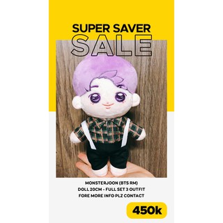 Búp bê Doll BTS RM RapMon NamJoon