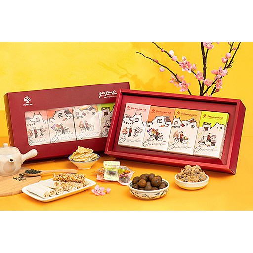 Bộ Quà Phố Bốn Mùa - Hồng Lam | BigBuy360 - bigbuy360.vn