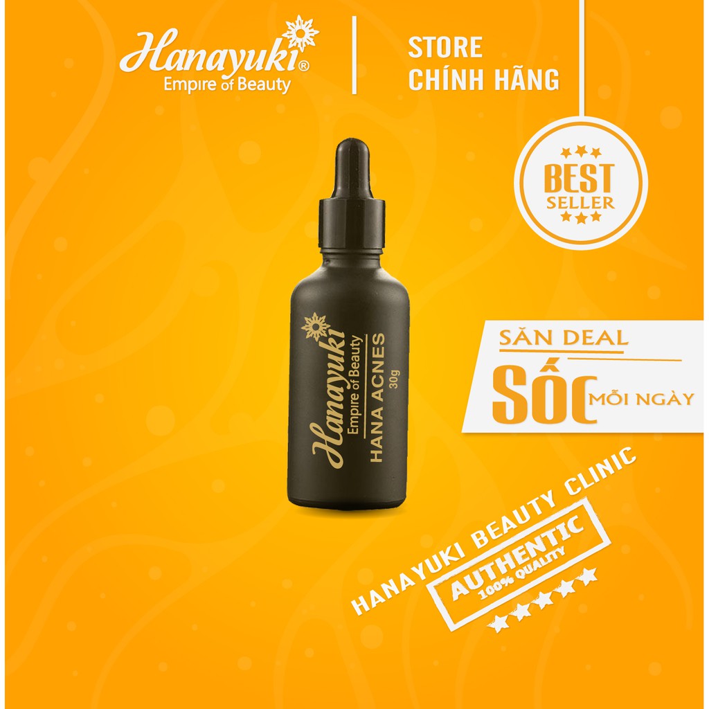 Serum giảm mụn giảm thâm Hana Acnes cho da nhạy cảm - Hanayuki Chính Hãng 100%