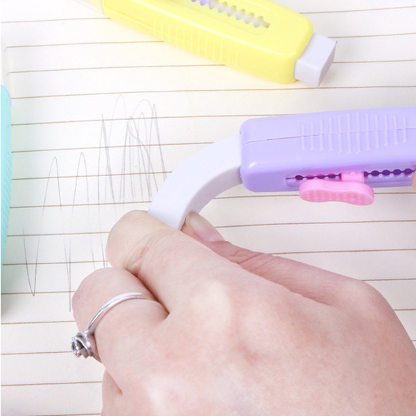 Cục Tẩy Cao Su Mềm Mại Có Thể Thu Gọn Màu Bánh Macaron