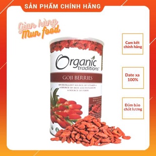 Kỷ tử organic Mỹ, hạt kỷ tử hữu cơ 454g, hạt to chất lượng