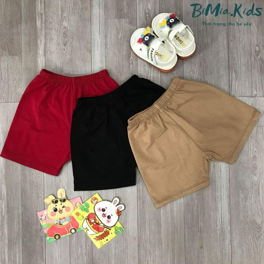 Quần đùi bé trai bé gái BIMIA KID chất cotton 100% rộng rãi thoáng mát fdbb