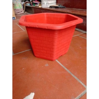 Chậu nhựa trồng cây hình lục giác