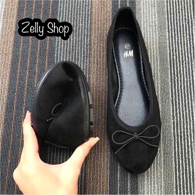 Giày búp bê nơ đen hot trend (kèm 2 ảnh thật cuối) | BigBuy360 - bigbuy360.vn