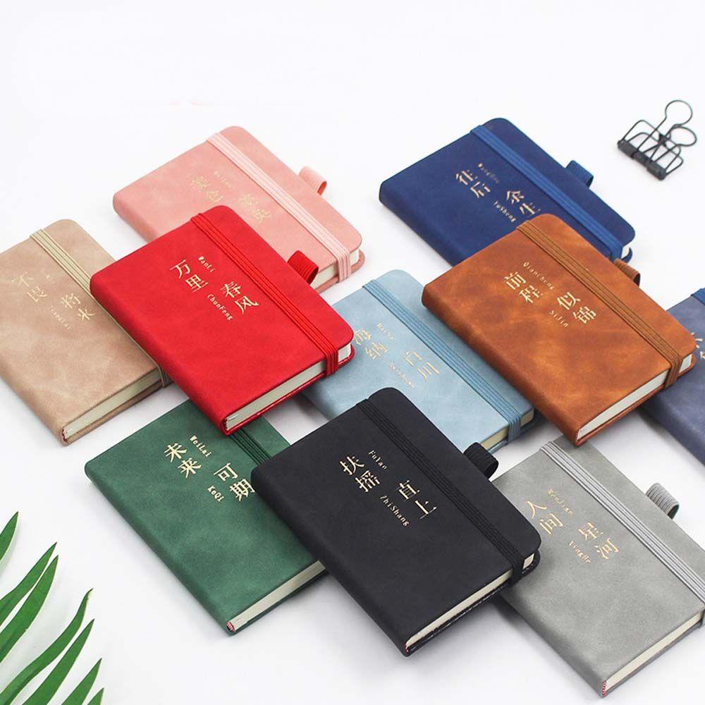 Sổ Tay Ghi Kế Hoạch Khổ A7 Phong Cách Đơn Giản Cho Học Sinh