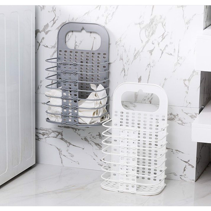 Giỏ Nhựa Treo Tường Xếp Quần Áo Đựng Đồ Đa Năng MINISHOP K235