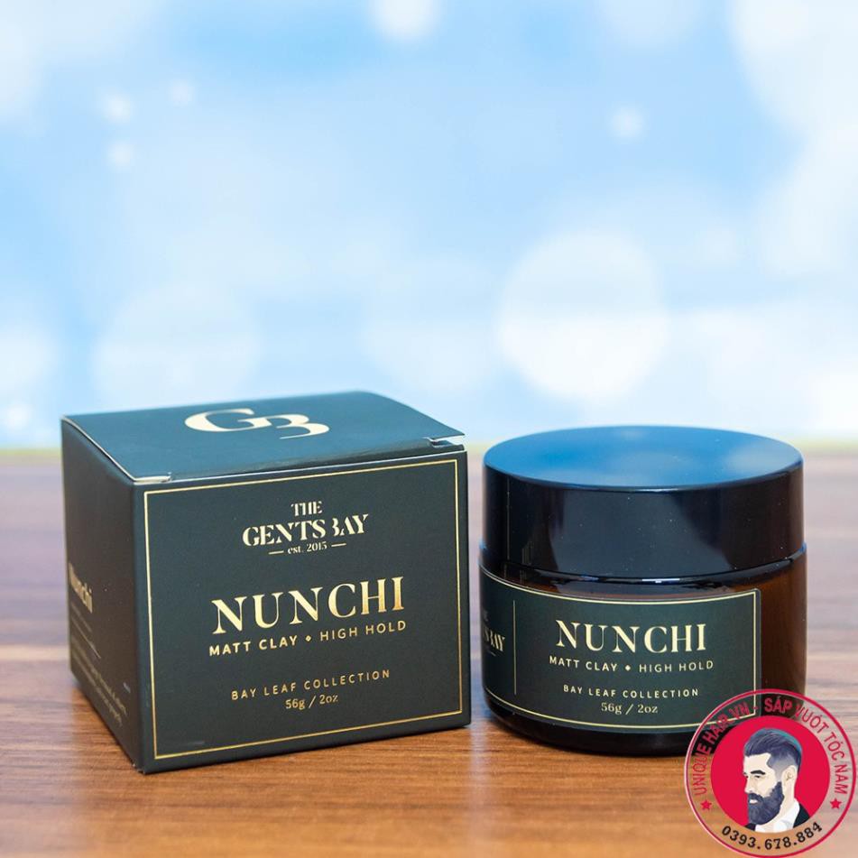 Sáp tạo kiểu The Gents Bay NUNCHI Matte Clay * High hold ( Bản 56g )