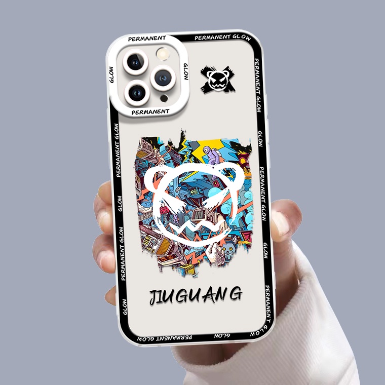 Ốp Điện Thoại TPU Silicon Mềm Chống Sốc Họa Tiết Hoạt Hình Cho IPhone 14 13 12 11 10 Pro XS Max X XR 8 7 6 6S Plus