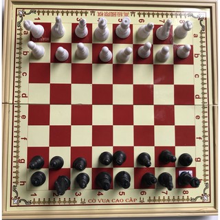 cờ vua bàn trắng lớn hoàng gia kt 42x42 cm