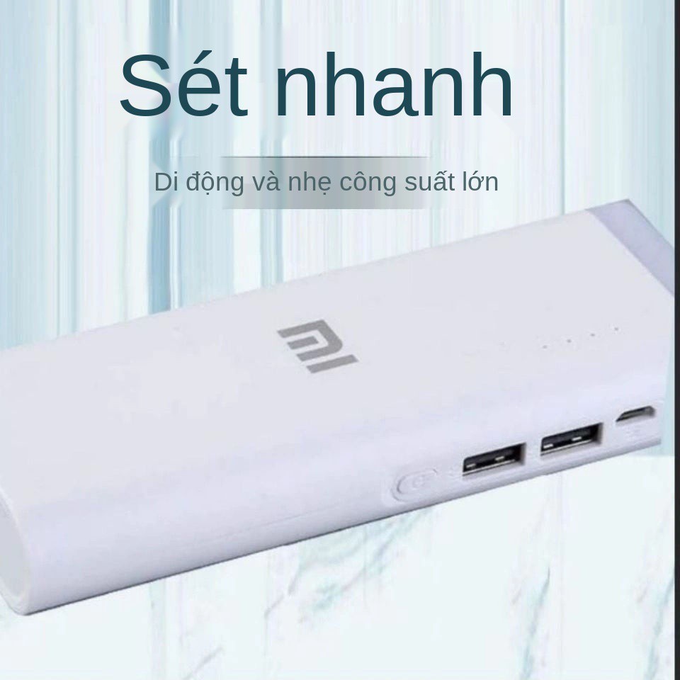 Pin sạc dự phòng Xiaomi chính hãng, dung lượng lớn 20000 mAh nhanh Android Apple