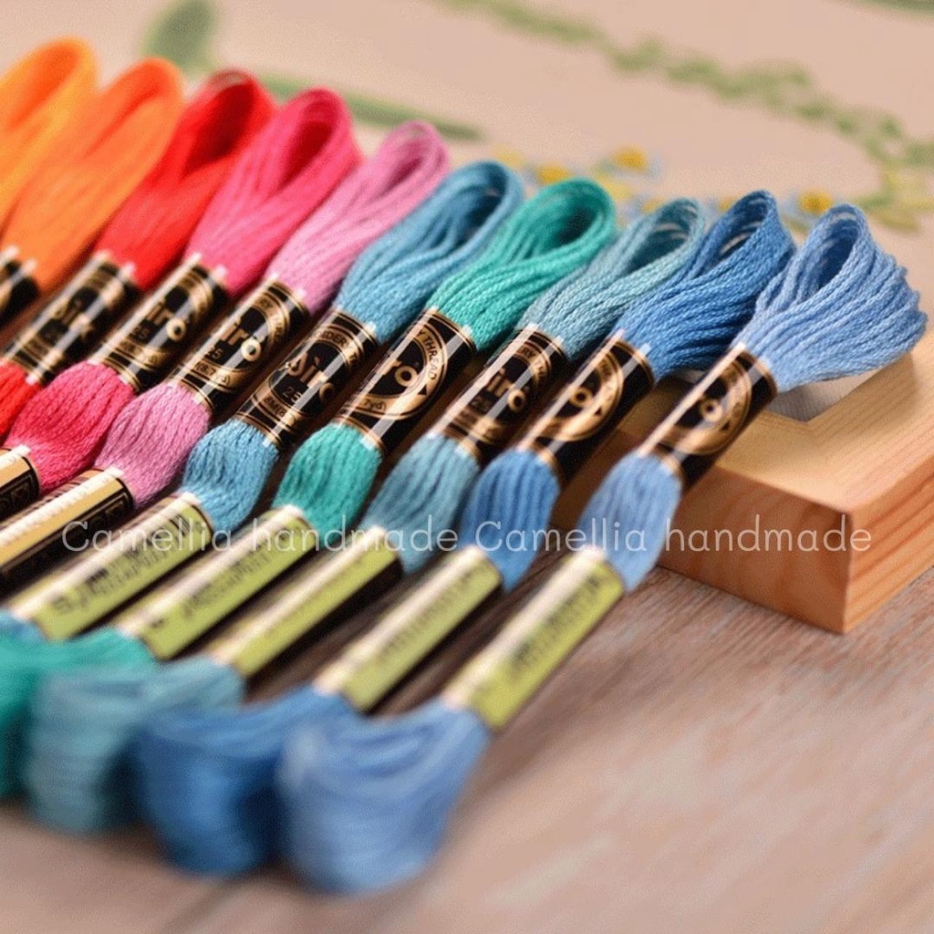 1 Tép Chỉ Thêu Airo Chính Hãng Không Phai Không Xù Full 482 Mã Màu