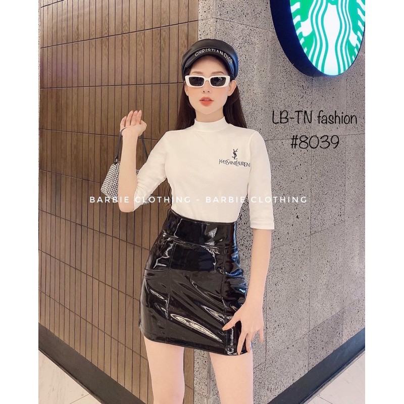 CHÂN VÁY DA BÓNG CẠP CAO MS14201