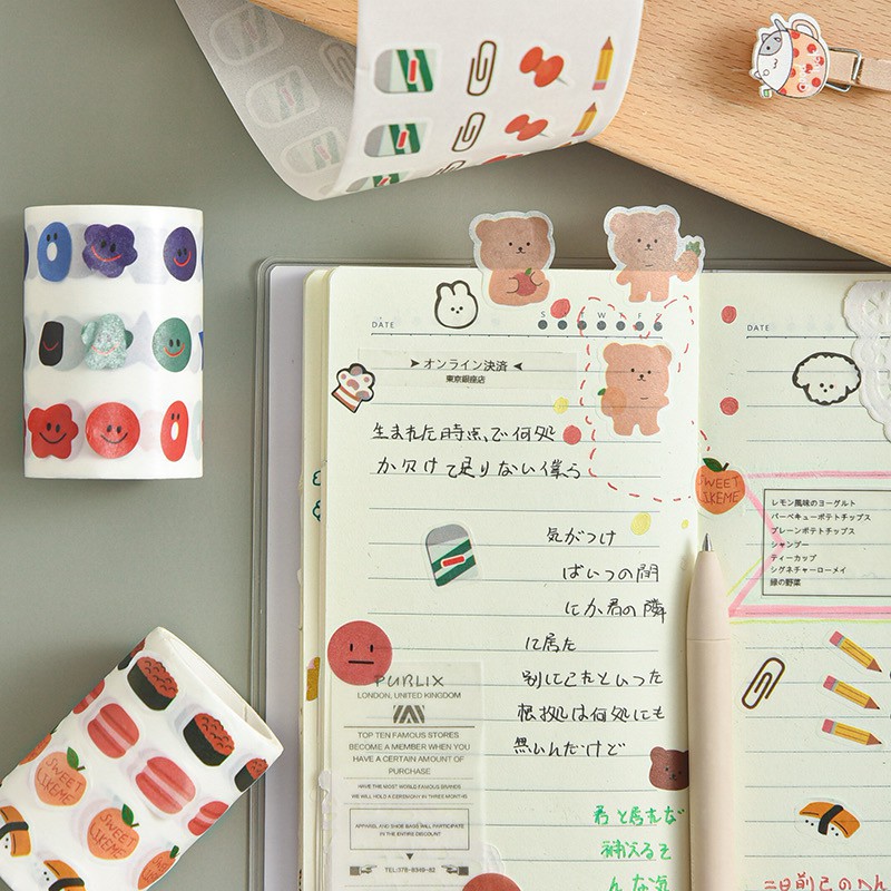 Cuộn washi 3m hình sushi