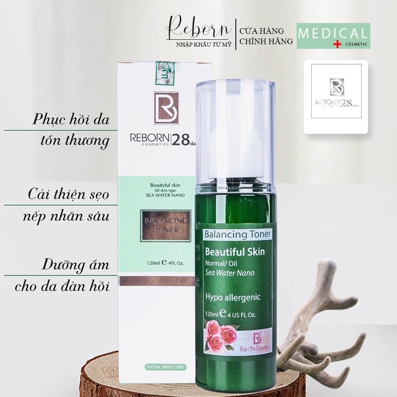 Nước Hoa Hồng - Toner Reborn 120ml