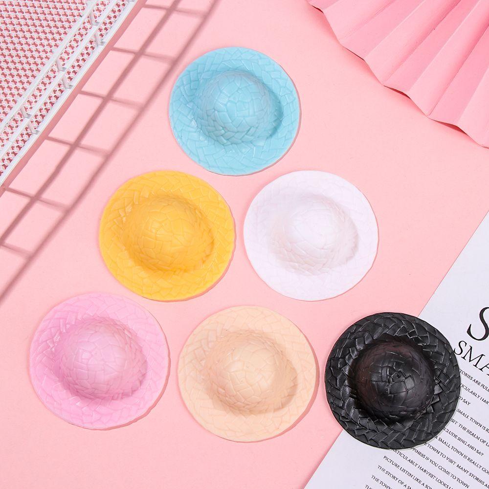 RAINBOW Mini Hat DIY Doll Parts Miniature Headwear Dollhouse Accessories