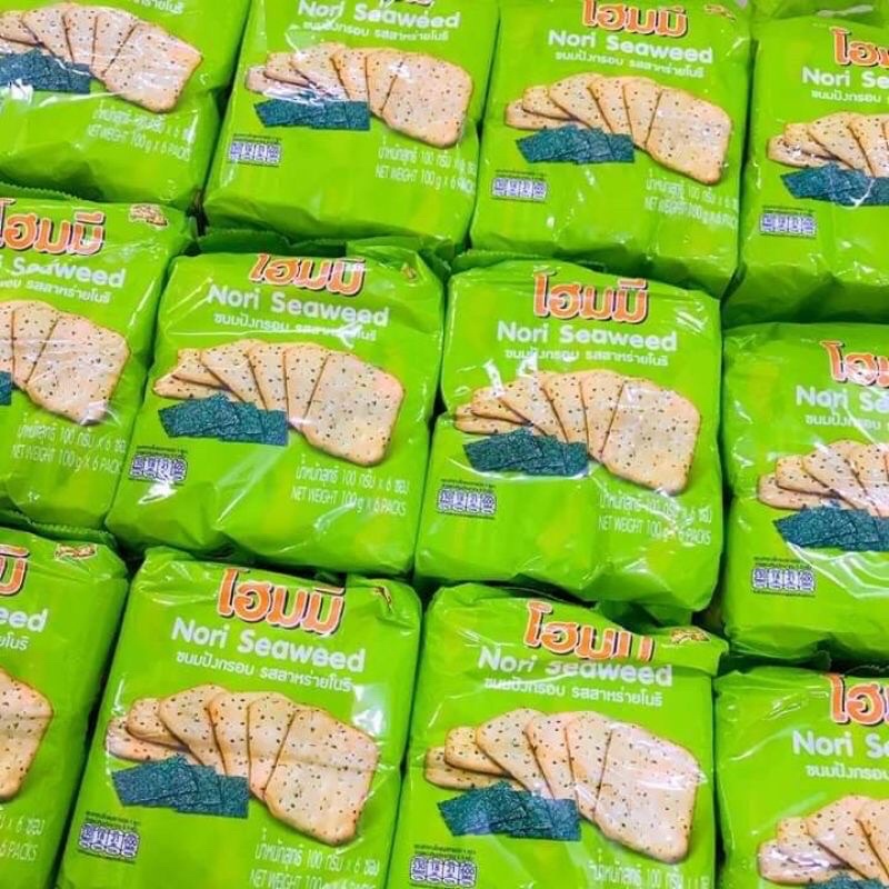 Bánh Quy Rong Biển Nori Seaweed Thái Lan 600gr