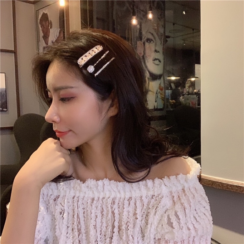 Set kẹp tóc đính đá