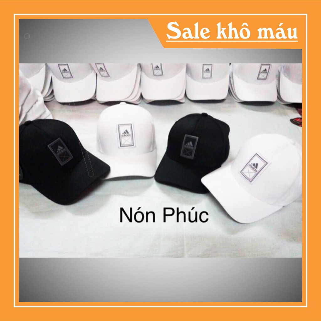 NÓN KẾT KAKI THỜI TRANG NAM NỮ - ADDAS MẠC ĐEN - NhímStore275